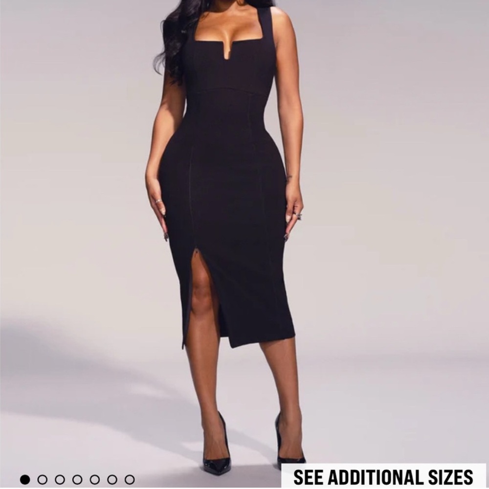 TA3 Notchy Pencil Dress